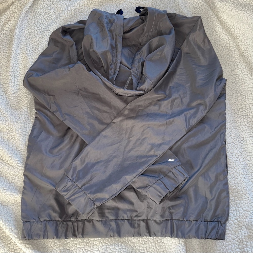 UVA Gray Quarter Zip Windbreaker - Picture 4 of 4